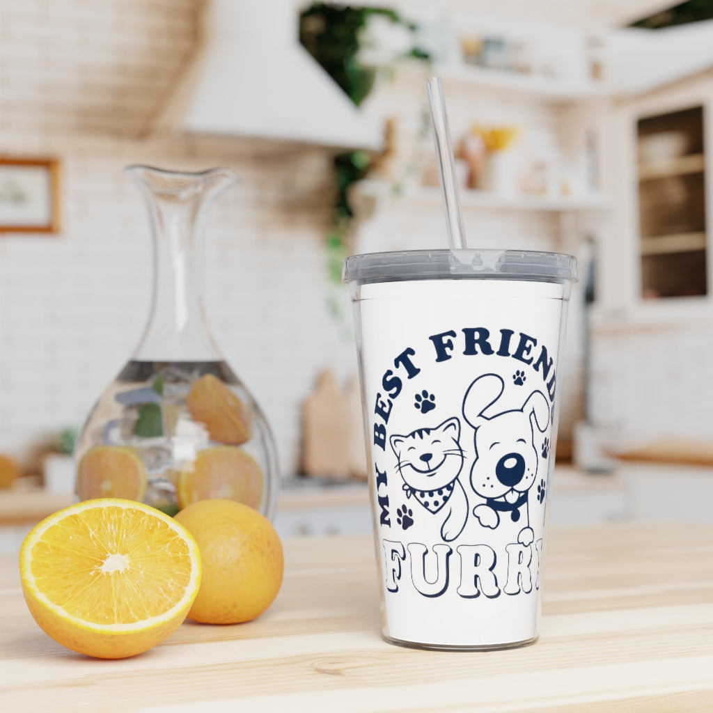 My Best Friends Are Furry Tumbler