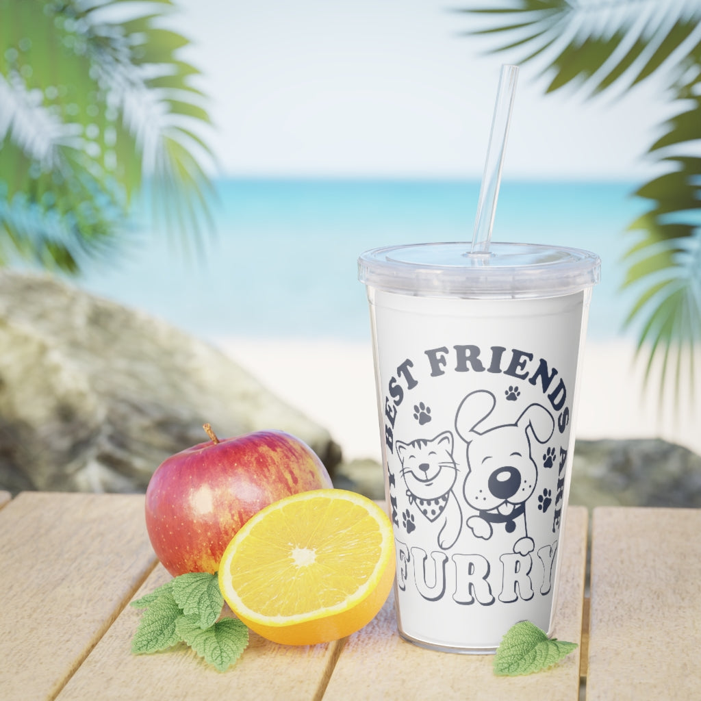 My Best Friends Are Furry Tumbler