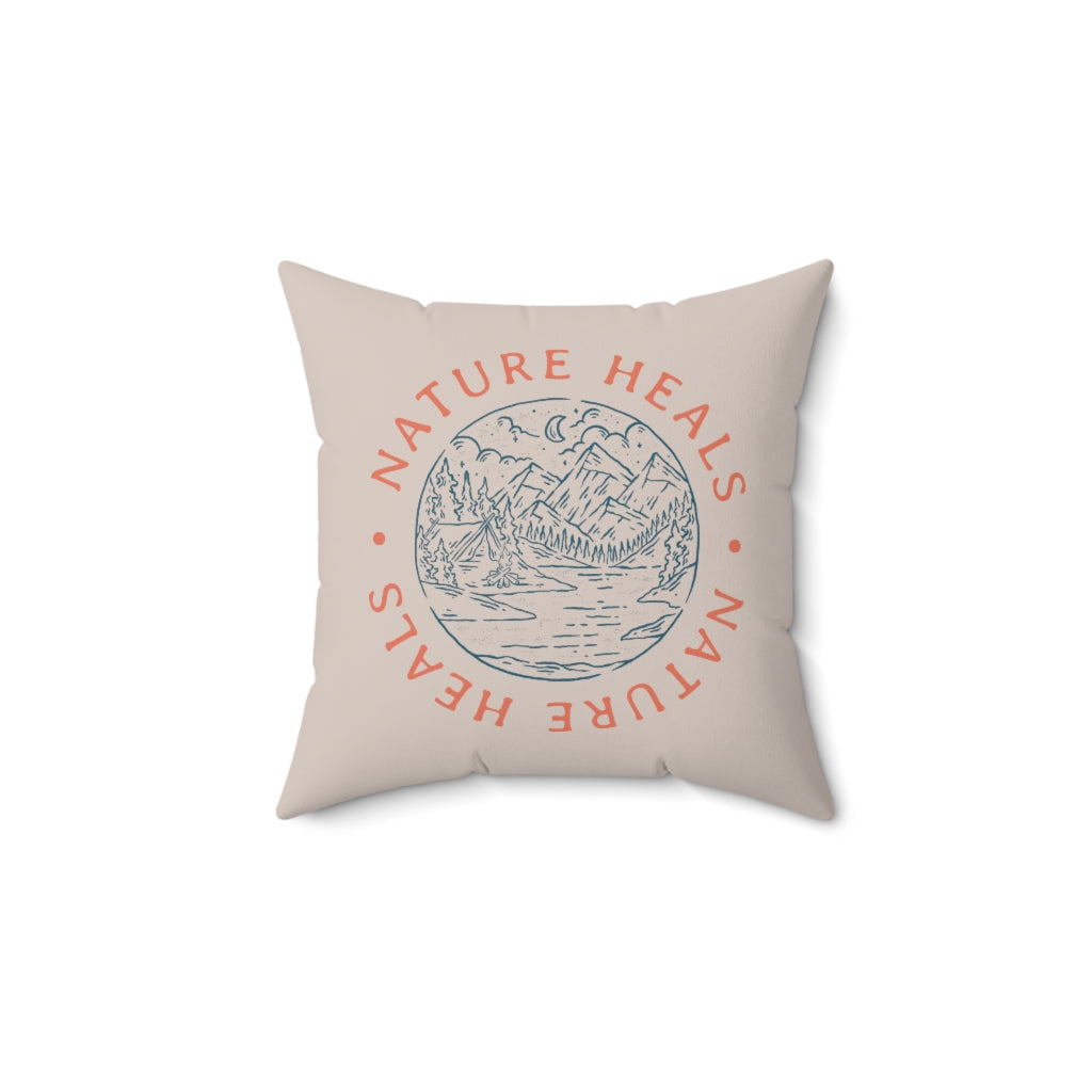 Nature Heals Accent Pillow